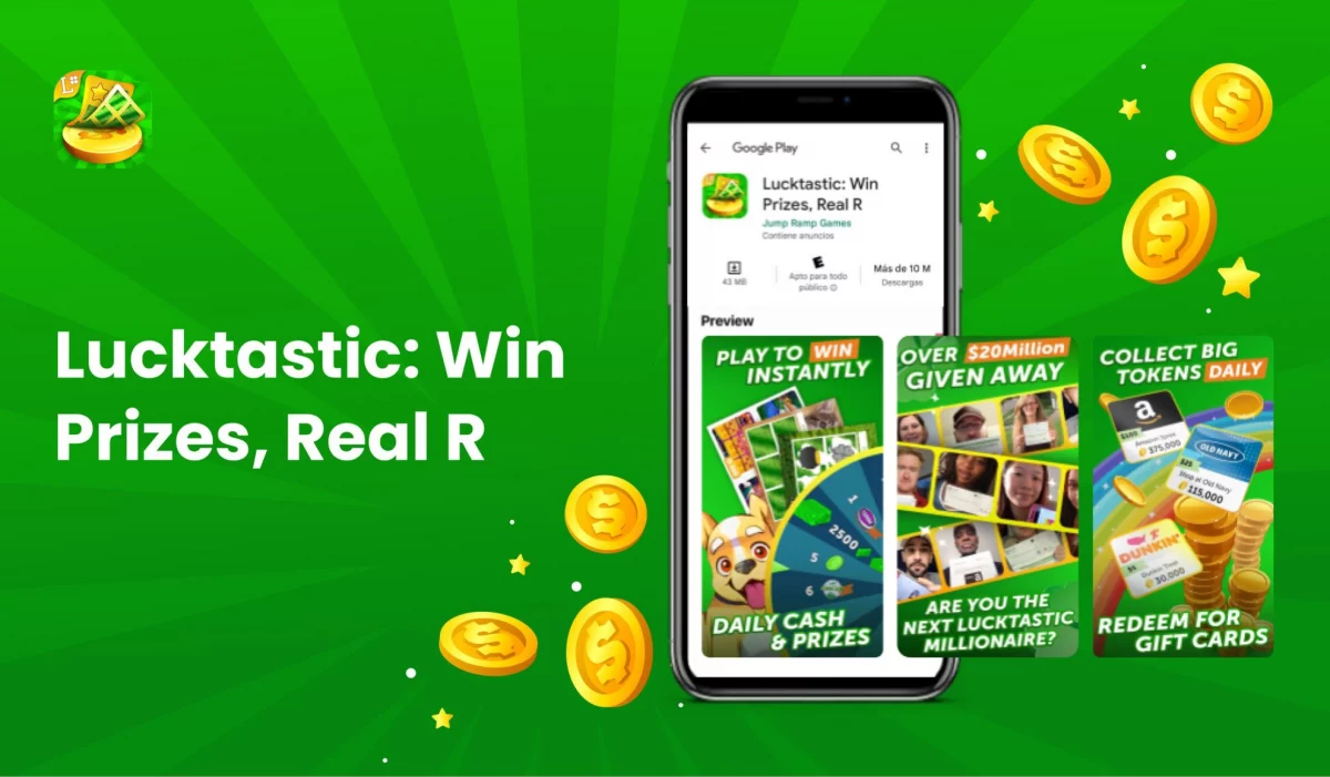 12.Lucktastic Games That Pay Real Money Instantly