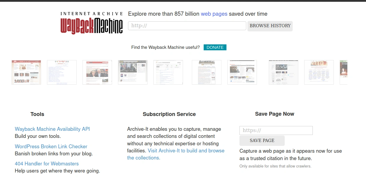 Wayback Machine