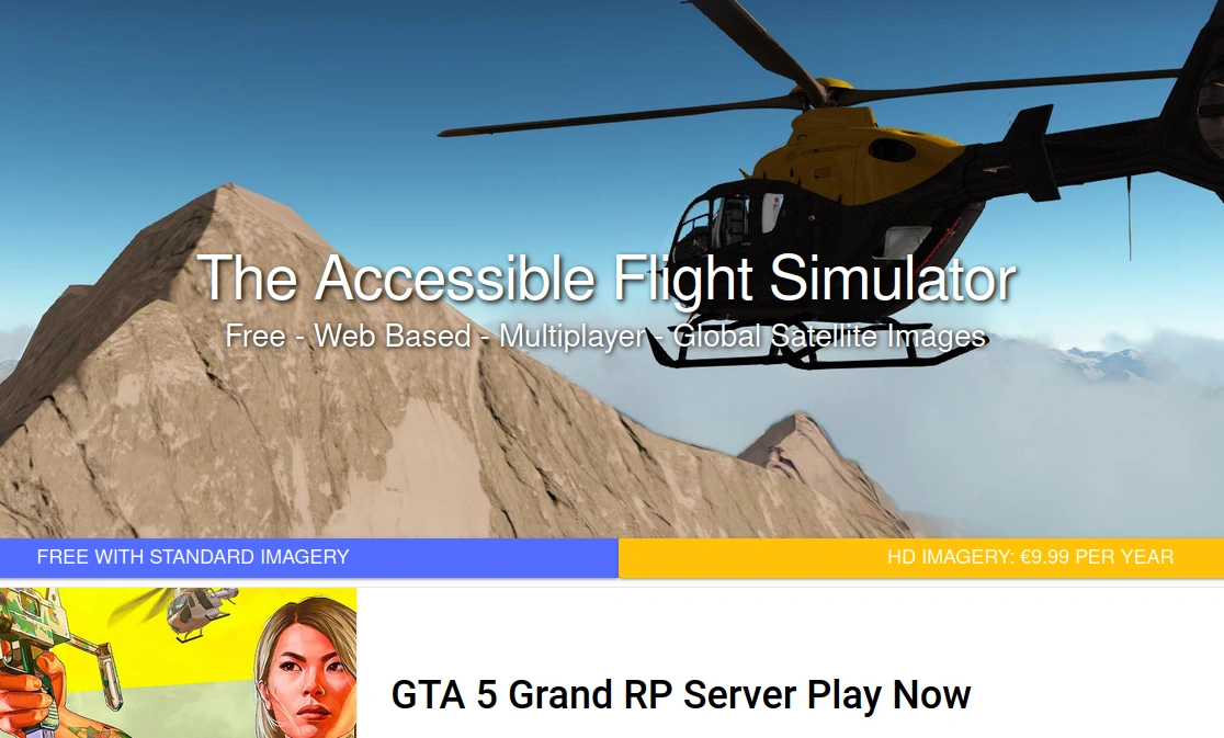 GeoFS Flight Simulator