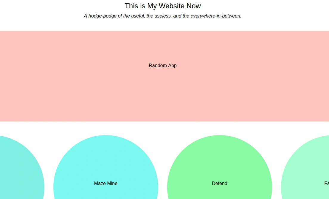 This Is My Website Now