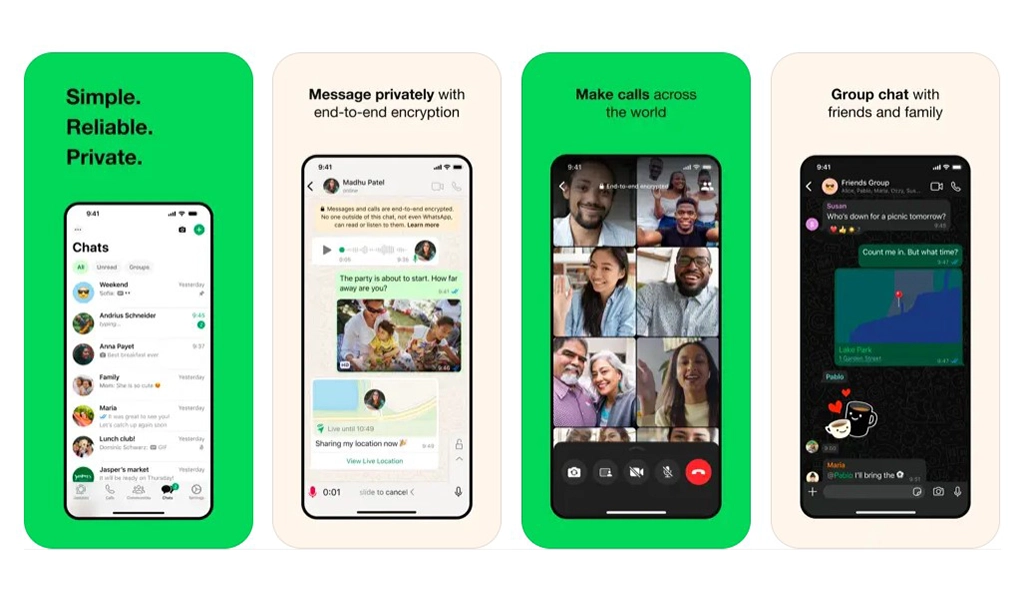 WhatsApp - similar apps like Snapchat