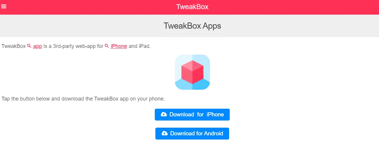 Tweakbox - alternative ios app store