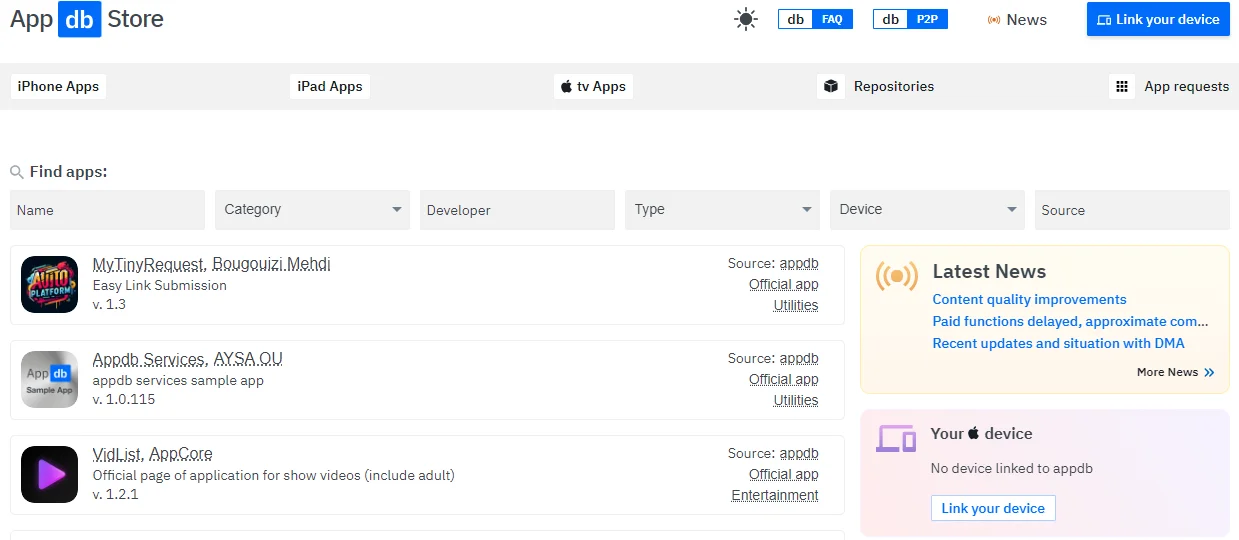 AppDB - apps like appdb