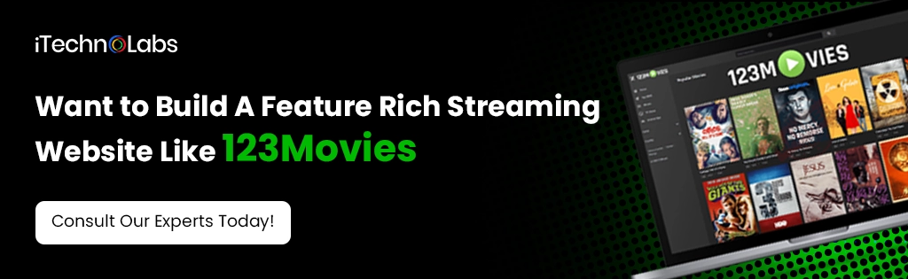 Want to Build A Feature Rich Streaming Website Like 123Movies - iTechnolabs