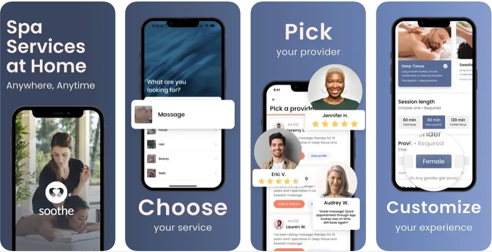 Soothe - massage app