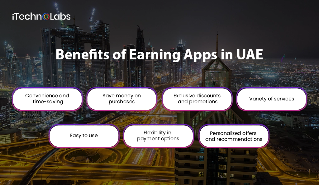 Benefits of Earning Apps in UAE - iTechnolabs