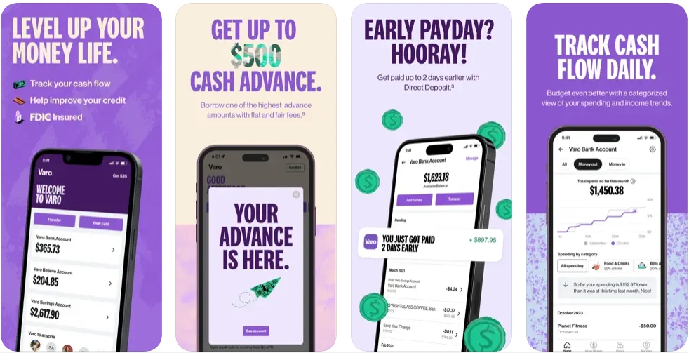 Varo - new cash advance apps