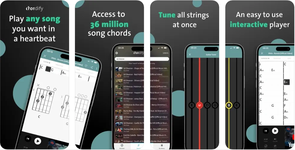 Chordify- free guitar app