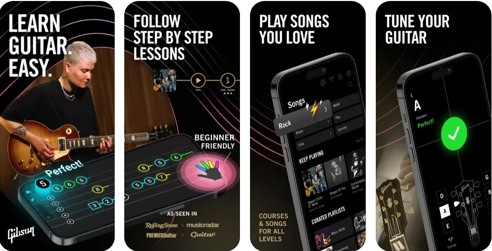 Gibson - best guitar learning app free