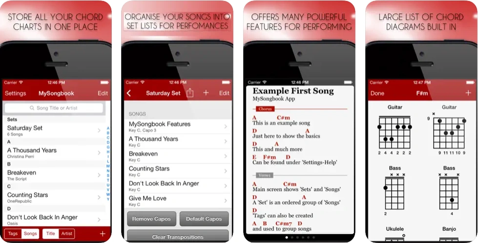MySongbook - free guitar app