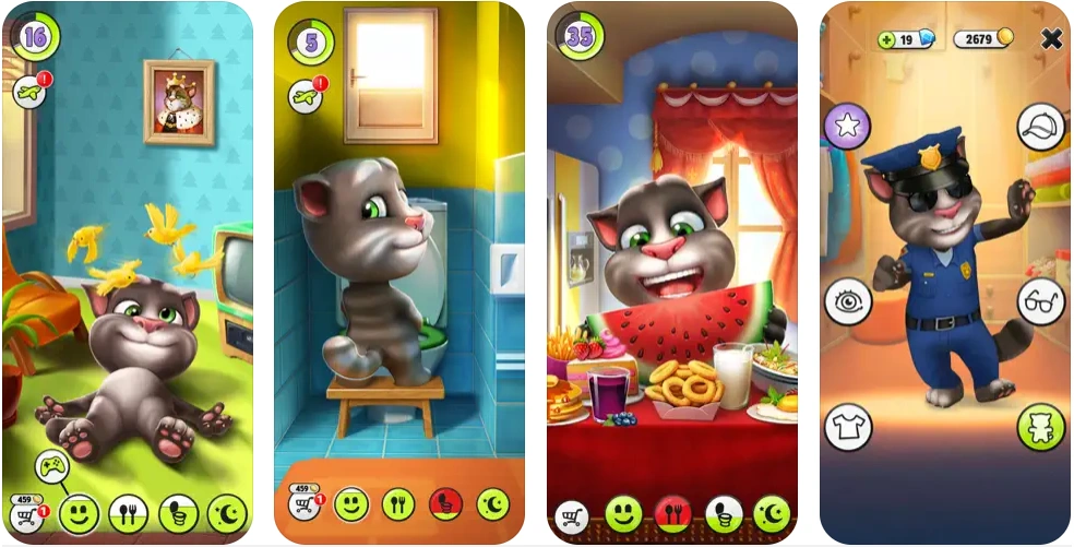 My Talking Tom - best virtual pet games