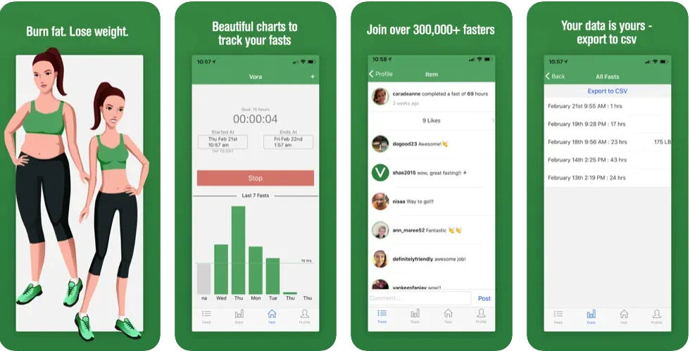 vora - intermittent fasting app