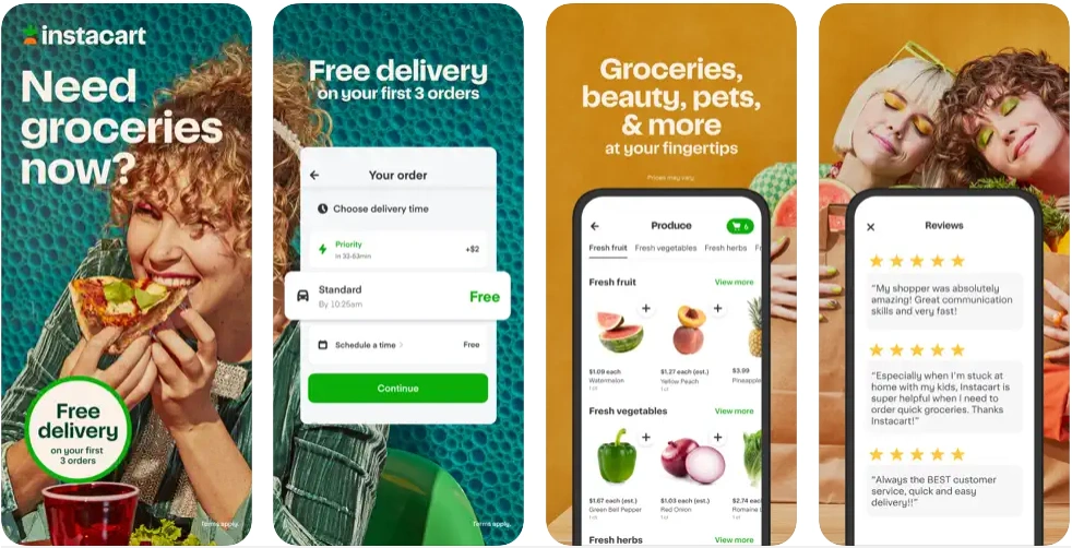 InstaCart: Best Food Delivery App Calgary
