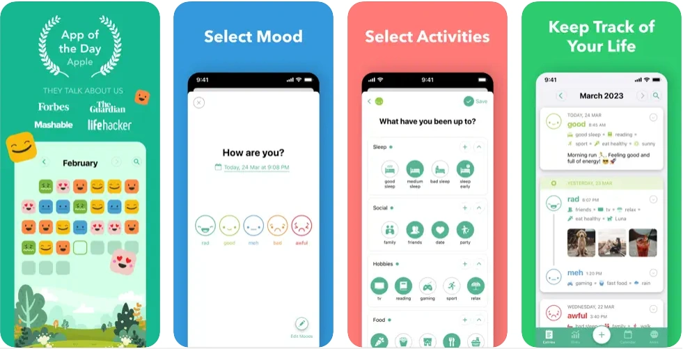 Daylio - best mood tracker app