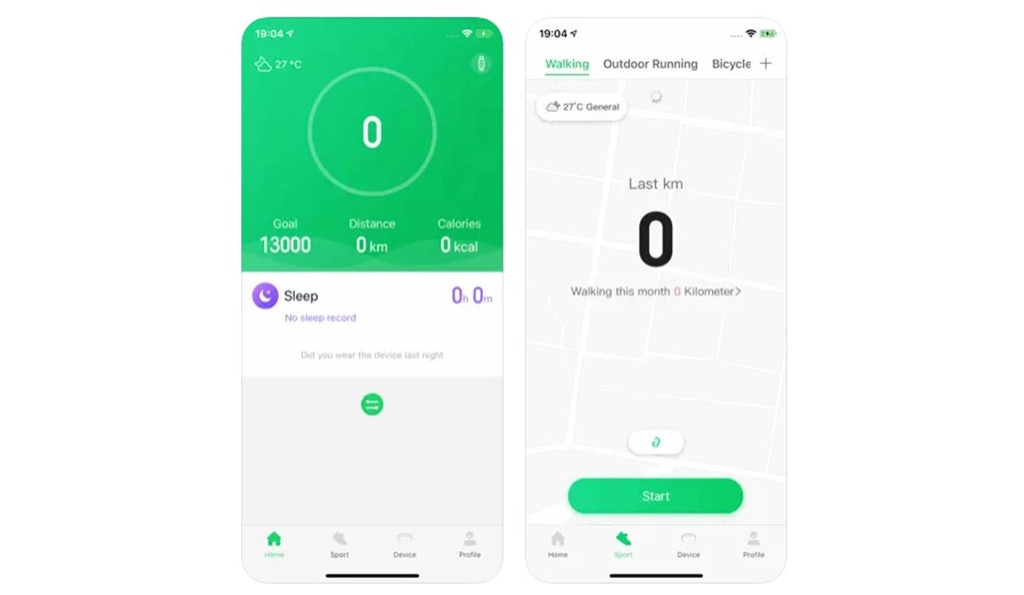 Glory Fit - smartwatch application