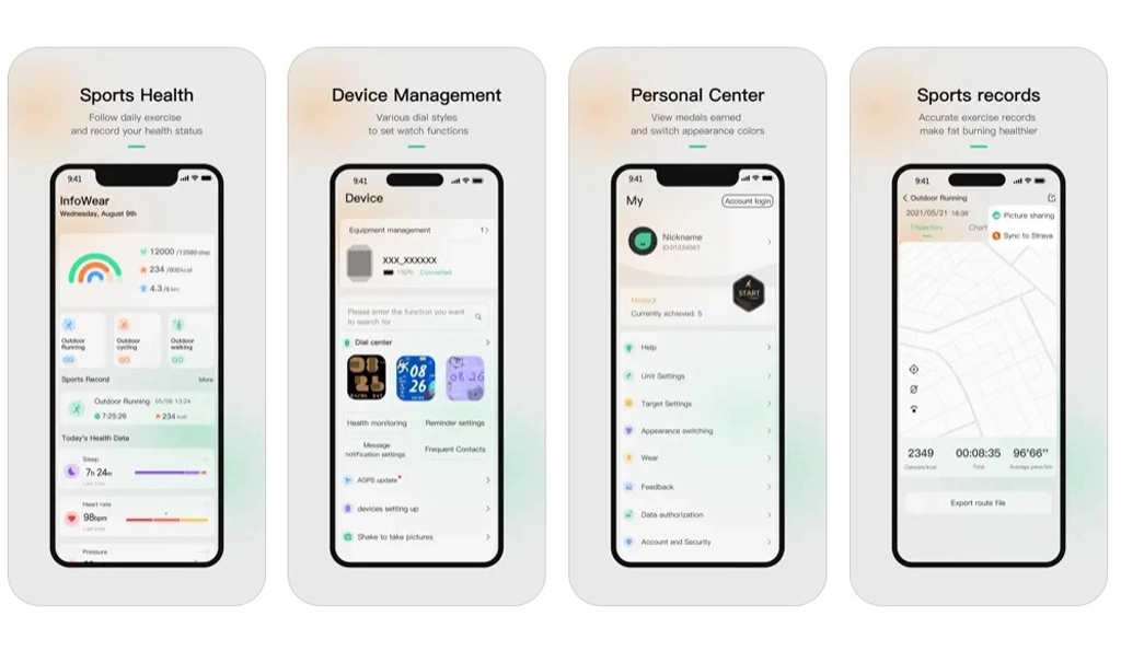 InfoWear - smartwatch apps