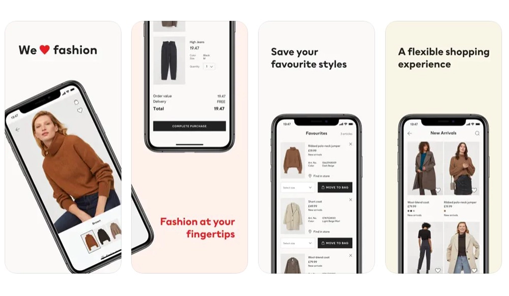 H&M - footwear mobile app