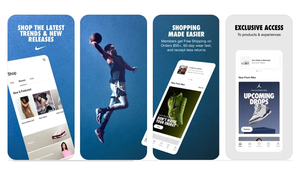 Nike - footwear apps