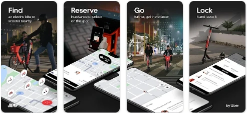 JUMP - electric scooter app