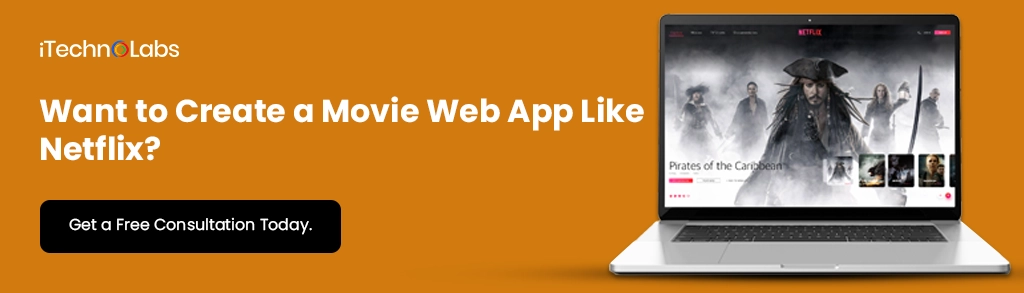 Want to Create a Movie Web App Like Netflix - iTechnolabs