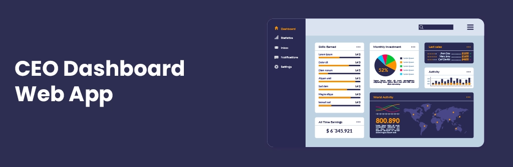 CEO Dashboard Web App