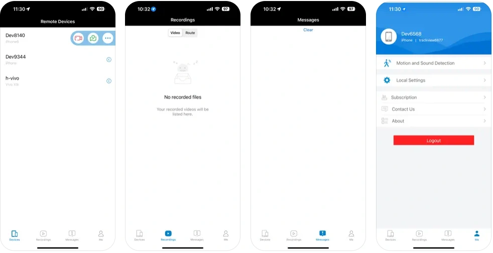 TrackView - location app