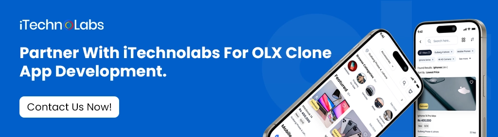 Partner With iTechnolabs For OLX Clone App Development