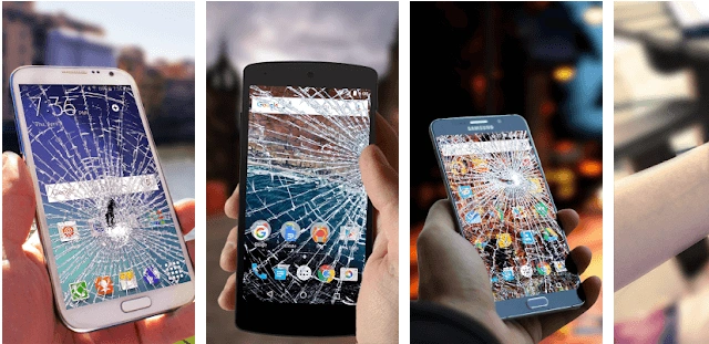 Crack up at a cracked phone Crack up at a cracked phone