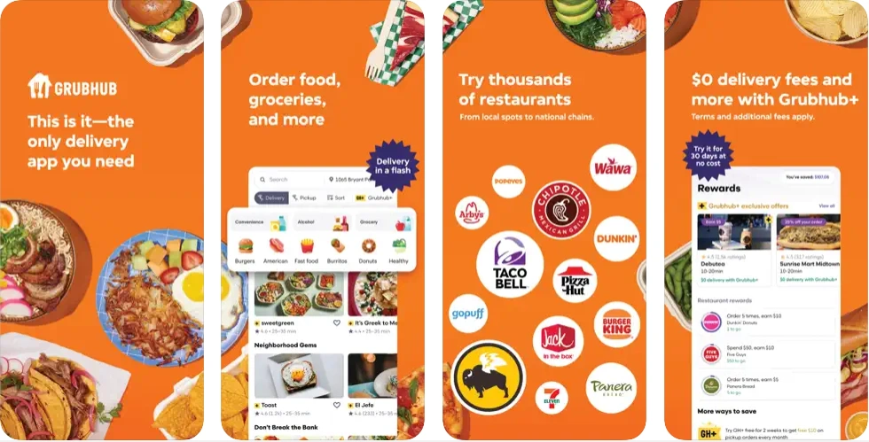 Grubhub: Delivery Apps in Vancouver