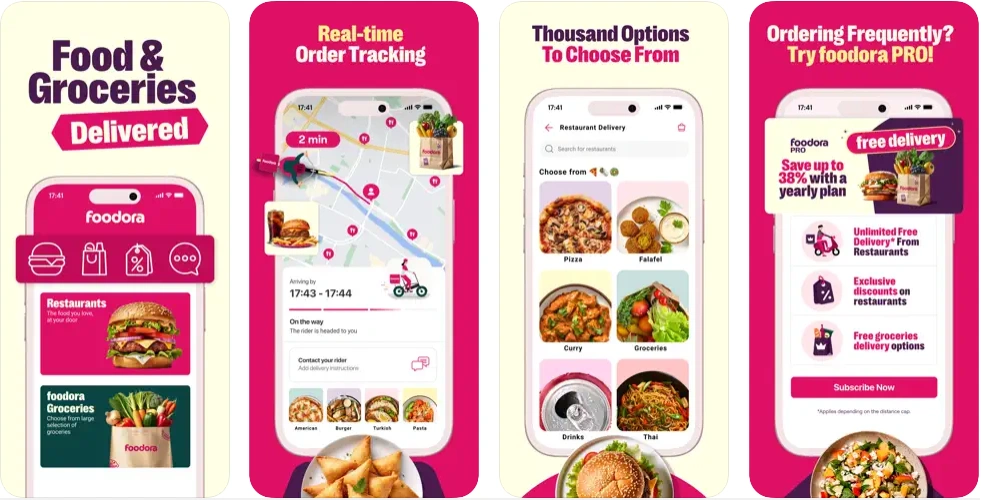 Foodora: Vancouver Food Delivery App