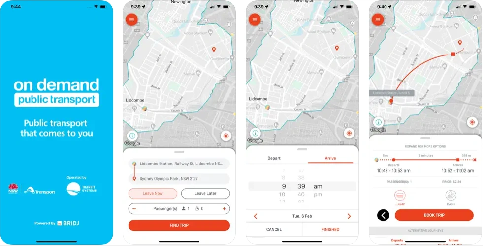 Bridj - ride share app