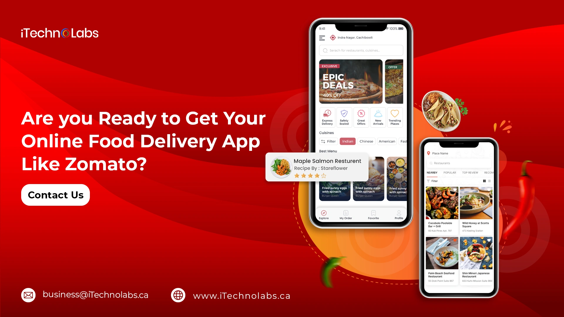 are you ready to get your online food delivery app like zomato itechnolabs