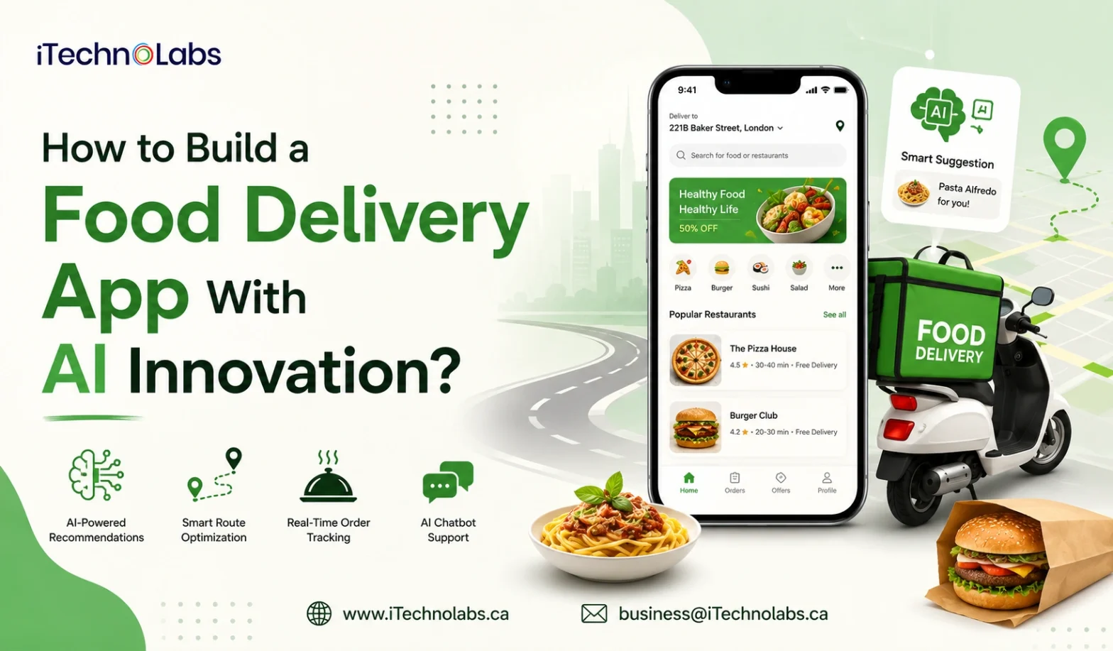 How to Build a Food Delivery App With AI Innovation_