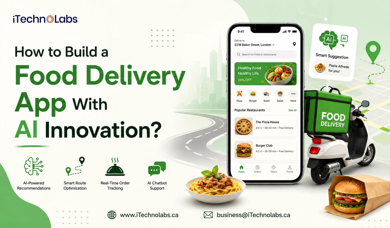 How to Build a Food Delivery App With AI Innovation_