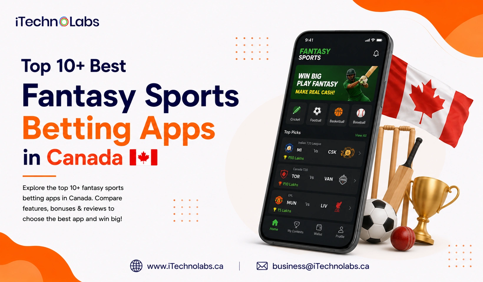 Top 10+ Best Fantasy Sports Betting Apps in Canada