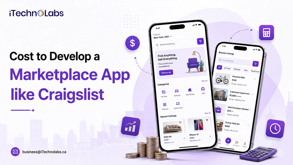 Cost to Develop a Marketplace App like Craigslist